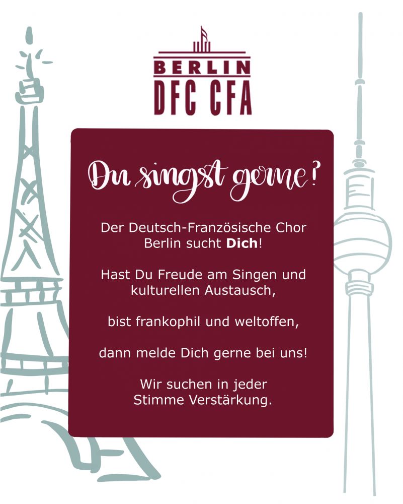 Flyer Chor sucht