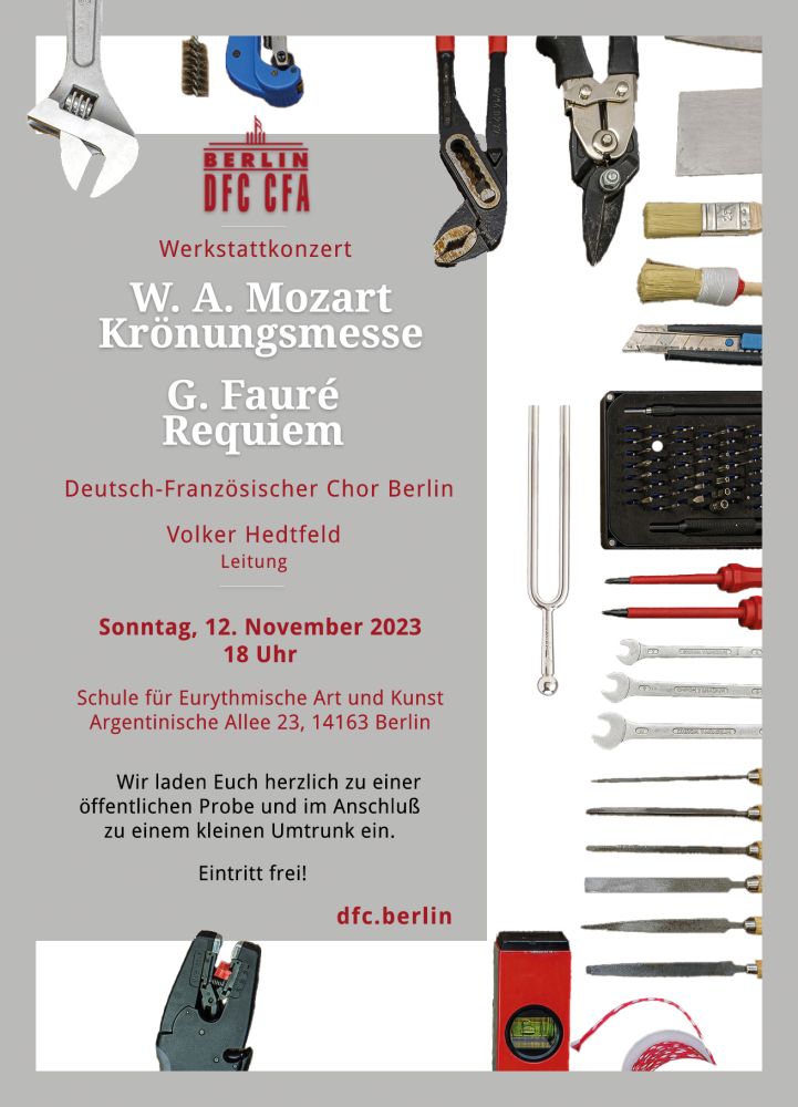 Flyer Werkstattkonzert