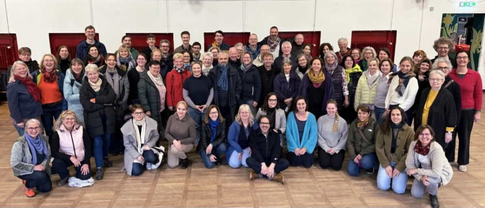 Bei der Probe am Werbellinsee 2025